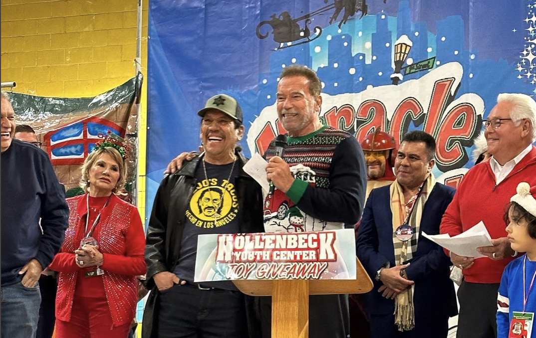 Two special guests stopped by Boyle Heights' 41st Annual Miracle on 1st